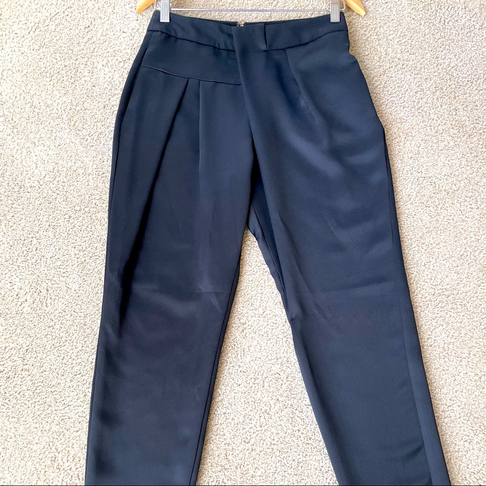 Bebe Pleated Black Trousers /Pants